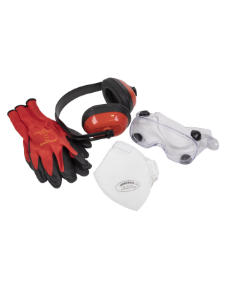 Gants Worksafe® Flexi Grip, masque FFP1, lunettes et protège-oreilles