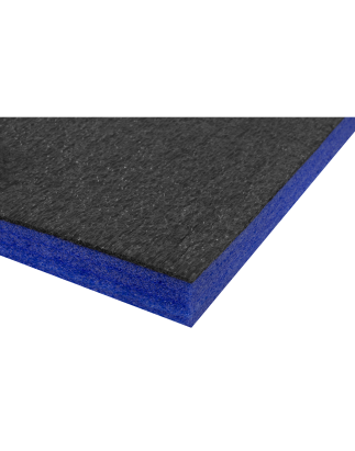 Easy Peel Shadow Foam® Bleu/Noir 1200 x 550 x 30 mm