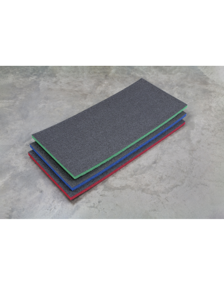 Easy Peel Shadow Foam® Vert/Noir 1200 x 550 x 30 mm