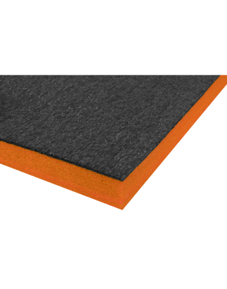 Easy Peel Shadow Foam® Orange/Black 1200 x 550 x 30mm