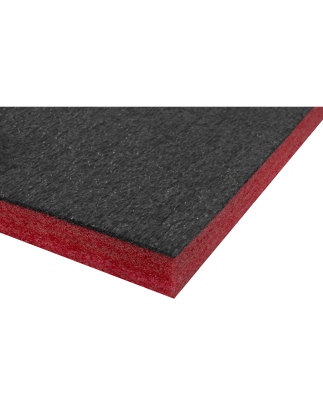 Easy Peel Shadow Foam® Red/Black 1200 x 550 x 30mm