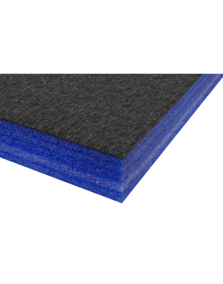 Easy Peel Shadow Foam® Bleu/Noir 1200 x 550 x 50 mm