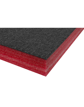 Easy Peel Shadow Foam® Red/Black 1200 x 550 x 50mm