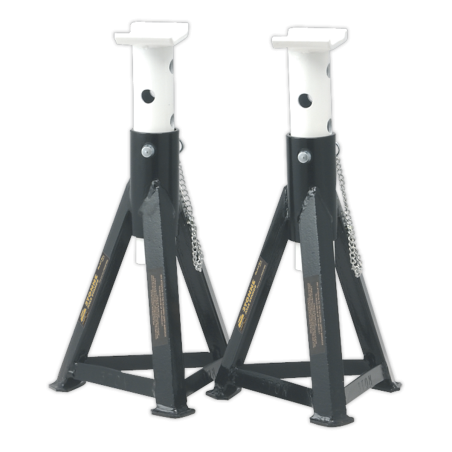 Premier Trolley Jack 3 Tonne & Axle Stands (Pair) 3 Tonne per Stand Combo