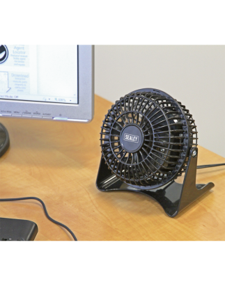 Mini Desk Fan 4" 230V