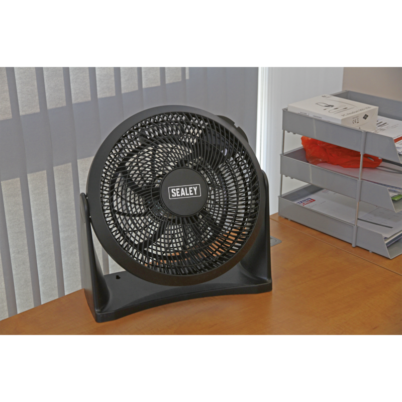 3-Speed Desk/Floor Fan 12" 230V