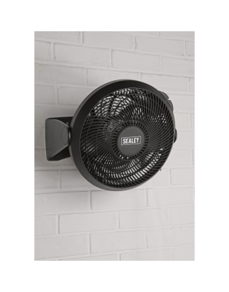 3-Speed Desk/Floor Fan 12" 230V