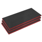 Easy Peel Shadow Foam® Red/Black 50mm - Pack of 3