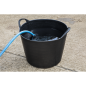 Heavy-Duty Flexi Tub 40L - Black