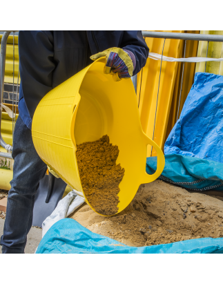 Heavy-Duty Flexi Tub 40L - Yellow