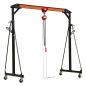 Portable Lifting Adjustable Gantry Crane 1 Tonne & Hoist Combo