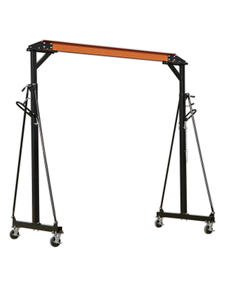 Portable Lifting Adjustable Gantry Crane 1 Tonne & Hoist Combo