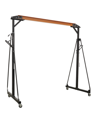 Portable Lifting Adjustable Gantry Crane 0.5 Tonne & Hoist Combo