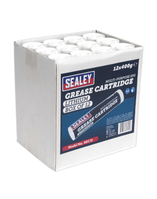 Cartouche de graisse EP2 Lithium 400 g Lot de 12