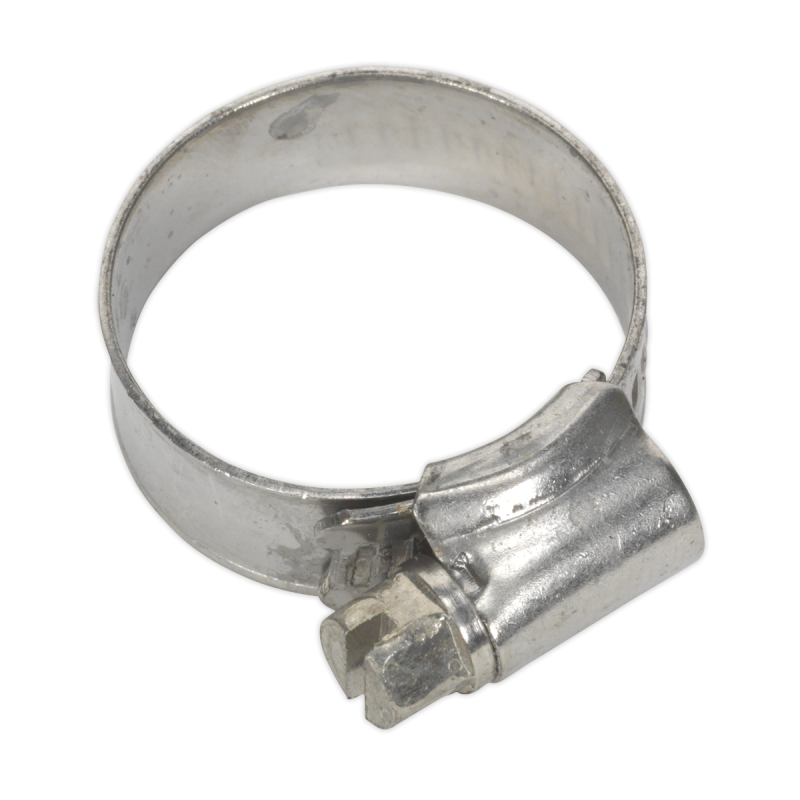 Hose Clip Stainless Steel Ø16-27mm Pack of 10