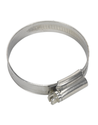 Hose Clip Stainless Steel Ø38-57mm Pack of 10