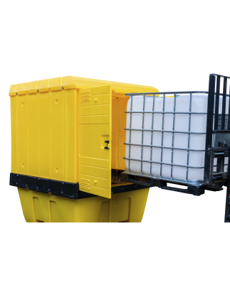 IBC Spill Pallet with Weathertight Hardcover