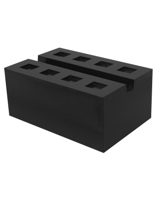 Slotted Rubber Support Block for Viking Jacking Beams 80mm