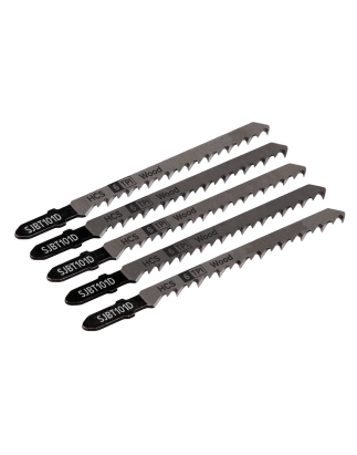 Jigsaw Blade Hard Wood 100mm 6tpi - Pack of 5