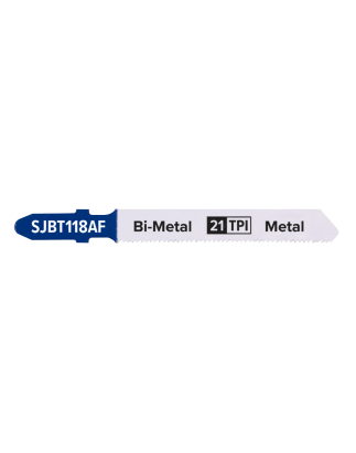 Jigsaw Blade Metal 75mm 21tpi - Pack of 5