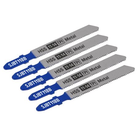 Jigsaw Blade Metal 92mm 11-14tpi - Pack of 5