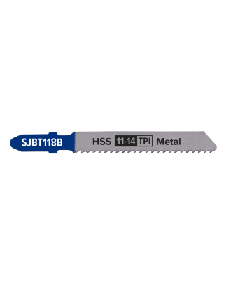 Jigsaw Blade Metal 92mm 11-14tpi - Pack of 5