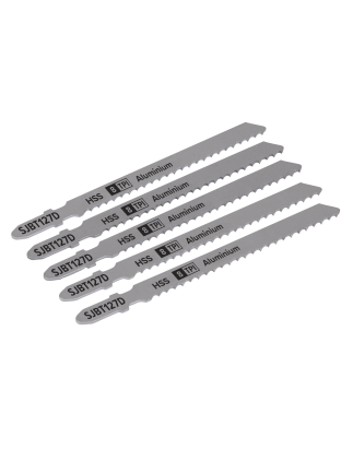 Jigsaw Blade Aluminium 100mm 8tpi - Pack of 5