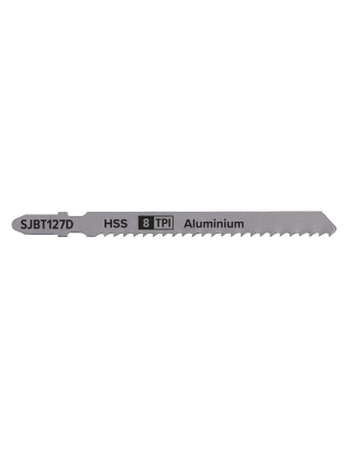 Jigsaw Blade Aluminium 100mm 8tpi - Pack of 5