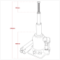 Telescopic Bottle Jack 2 Tonne