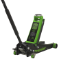 Premier Low Profile Trolley Jack with Rocket Lift 3 Tonne - Green