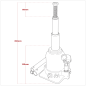 Cric-bouteille télescopique 4 tonnes