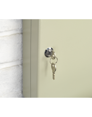 Key Cabinet with 20 Key Tags