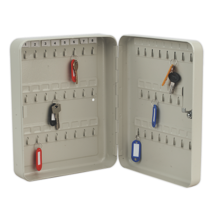 Key Cabinet with 45 Key Tags