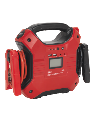 12/24V Jump Starter Power Pack Lithium-ion Phosphate (LiFePo4) 1200/600 Peak Amps