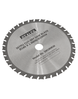 Cut-Off Saw Blade Ø180 x 1.9mm/Ø20mm 36tpu