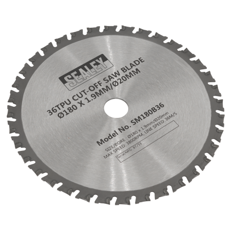 Cut-Off Saw Blade Ø180 x 1.9mm/Ø20mm 36tpu