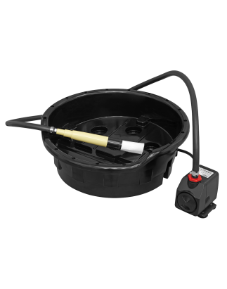 Portable Parts Washer Bucket with Brush 14L