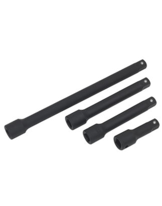 Impact Extension Bar Set 4pc 1/2"Sq Drive