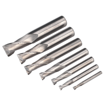 HSS End Mill Set 2 Flute 4-16mm