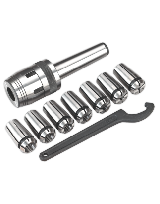 Jeu de mandrins de fraisage MT3-M12 4-16mm