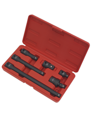 Impact Adaptor & Extension Bar Set 6pc 1/2"Sq Drive