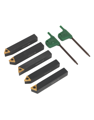 Indexable Lathe Turning Tool Set 10mm 5pc