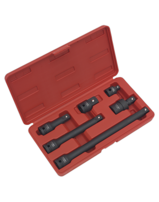 Impact Adaptor & Extension Bar Set 6pc 1/2"Sq Drive