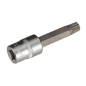 Spline Socket Bit M14 Long 1/2"Sq Drive