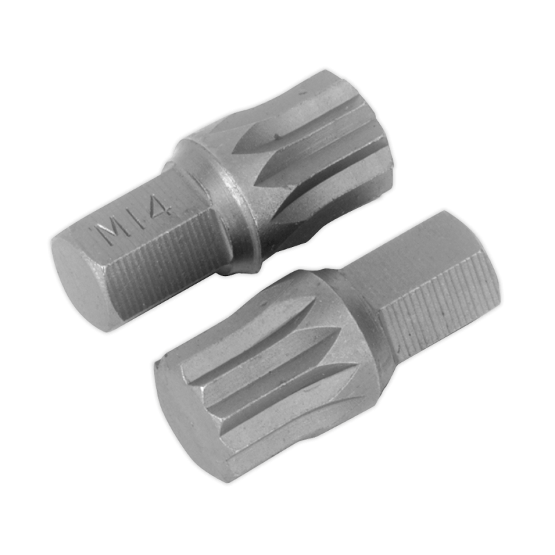 Spline Bit M14 x 30mm Pack of 2