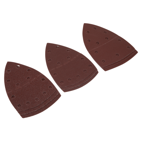 Ponceuse de détail 9 pièces - Jeu de feuilles abrasives 90 mm