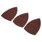 Ponceuse de détail 9 pièces - Jeu de feuilles abrasives 90 mm