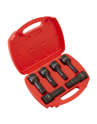 Impact Hex Socket Bit Set 6pc 3/4"Sq Drive