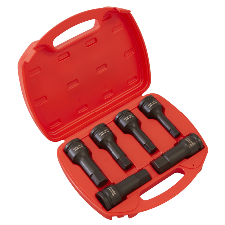 Impact Hex Socket Bit Set 6pc 3/4"Sq Drive