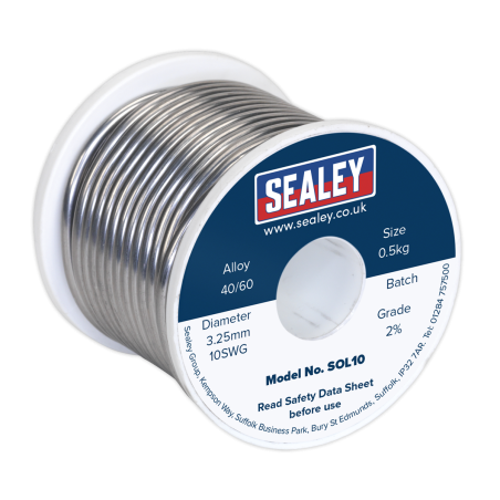 Solder Wire Quick Flow 3.25mm/10SWG 40/60 0.5kg Reel